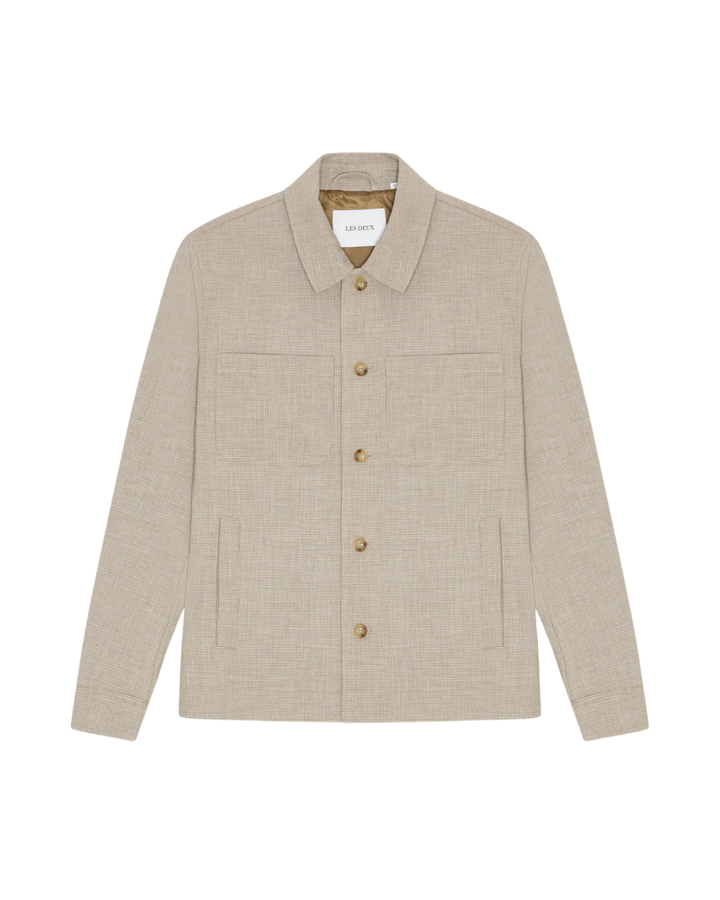 Mini Check Hybrid Jacket - Bungee Cord Brown
