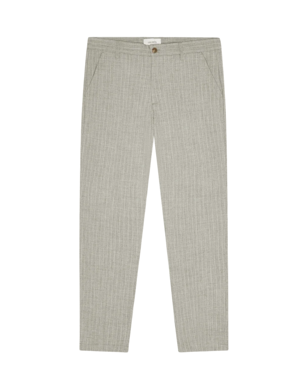 Pinstripe Suit Pants - Snow Melange