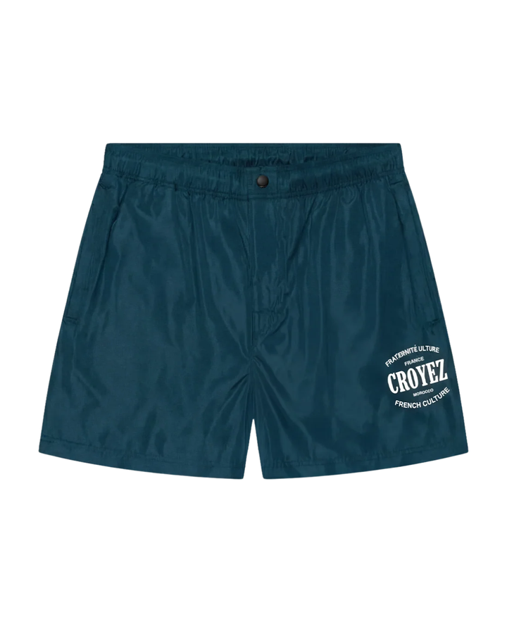 Stamp Swim Shorts - Dark Teal