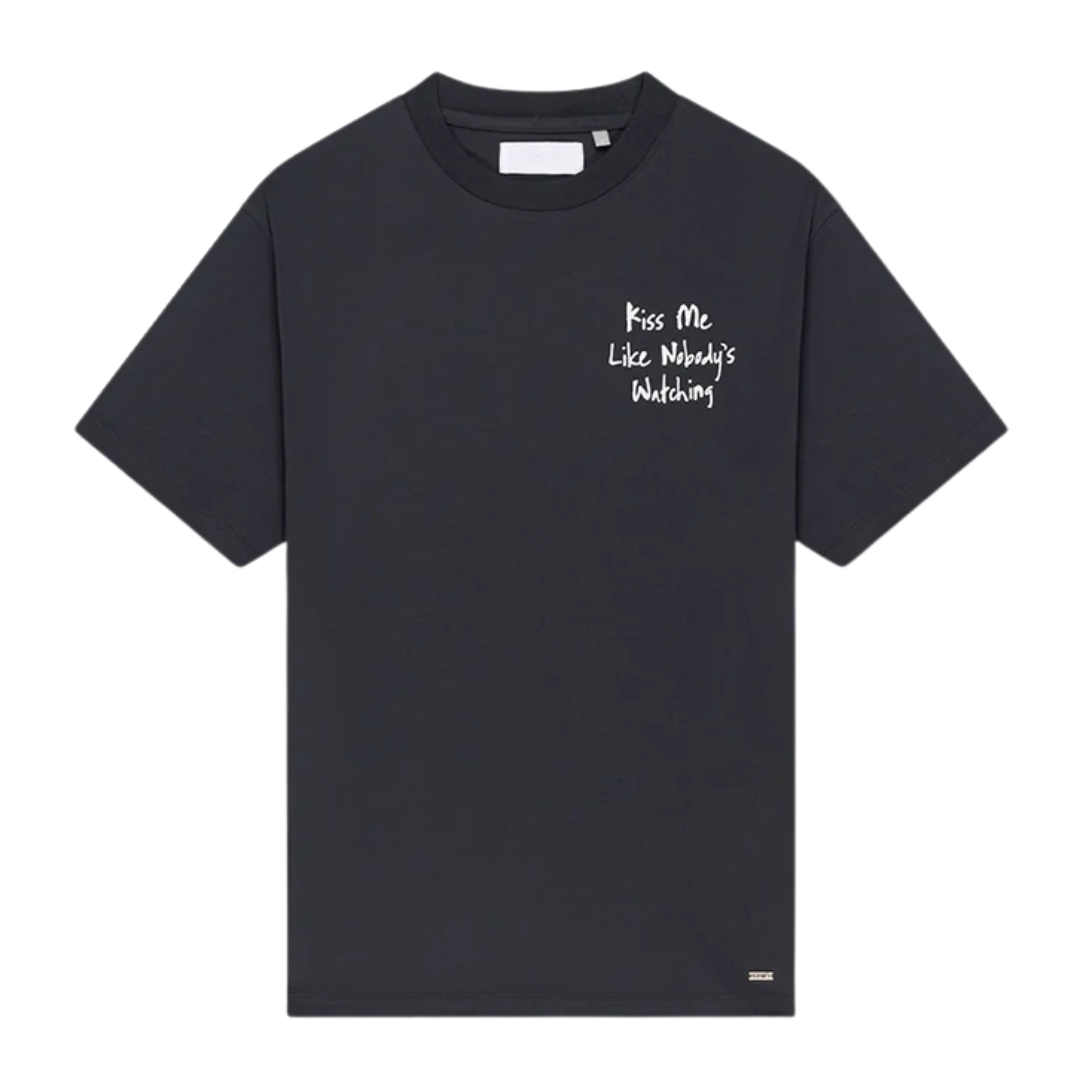 Kiss Me Like Tee - Antracite