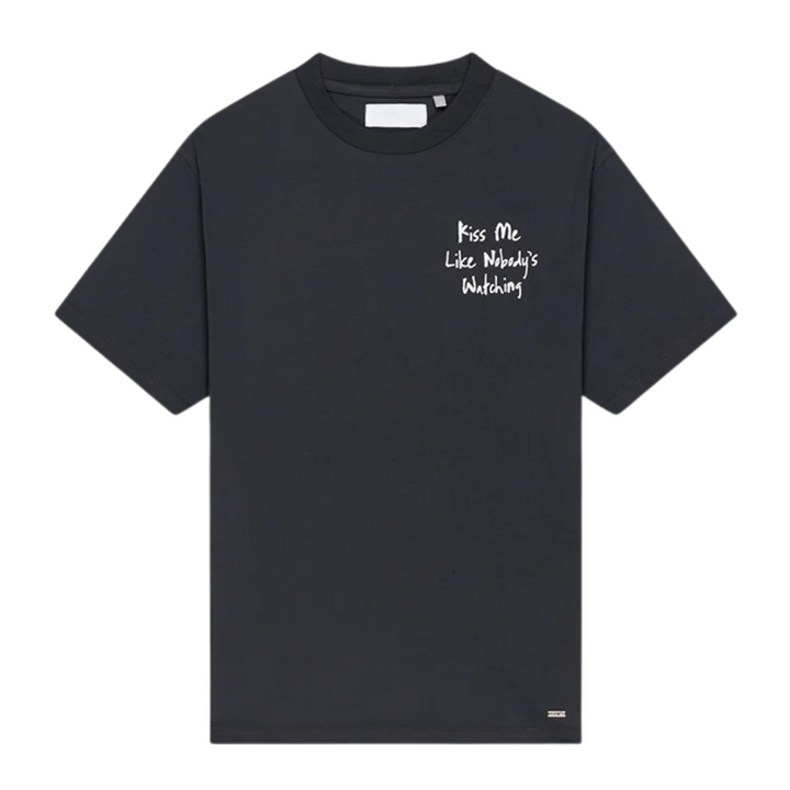 Kiss Me Like Tee - Antracite