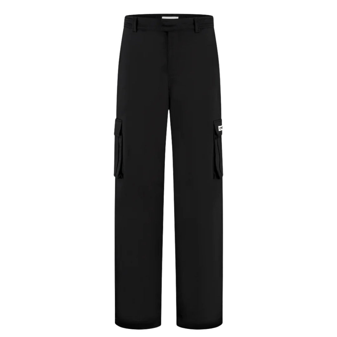 Etiquette Satin Pants - Black