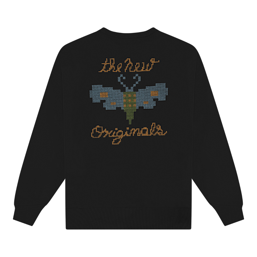 Butterfly Crewneck - Black