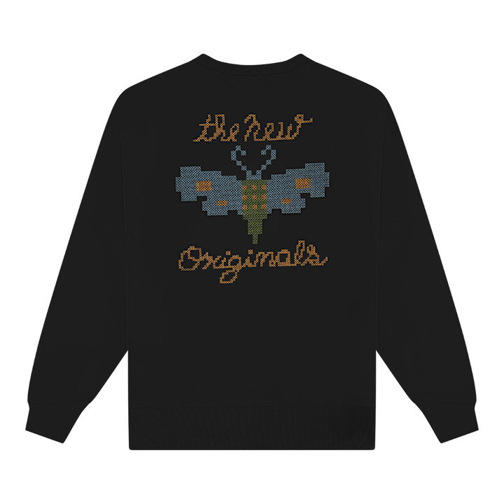 Butterfly Crewneck - Black