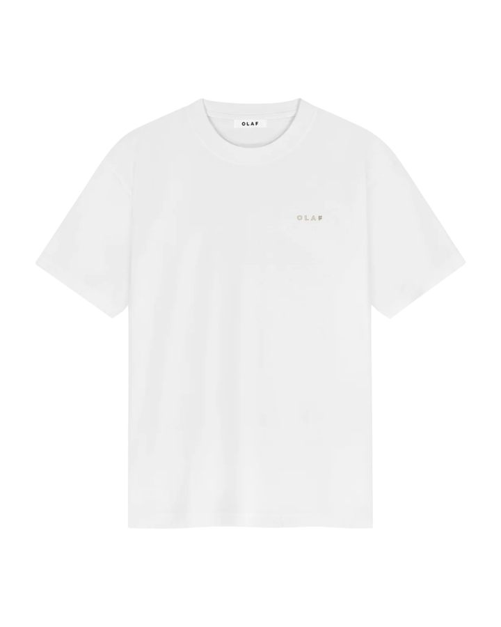 Felted Watercrest Tee - Optical White