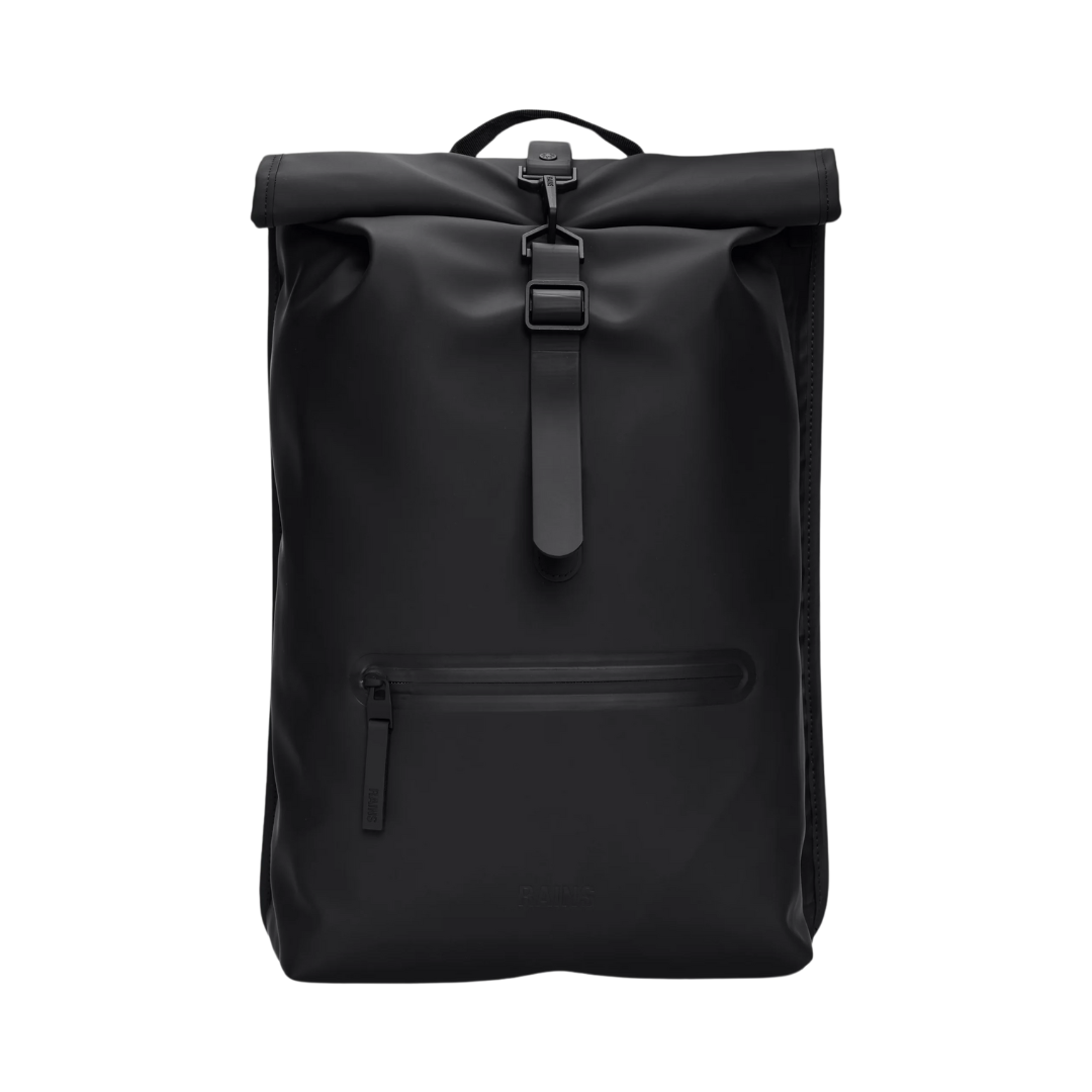 Rolltop Rucksack - Black Grain