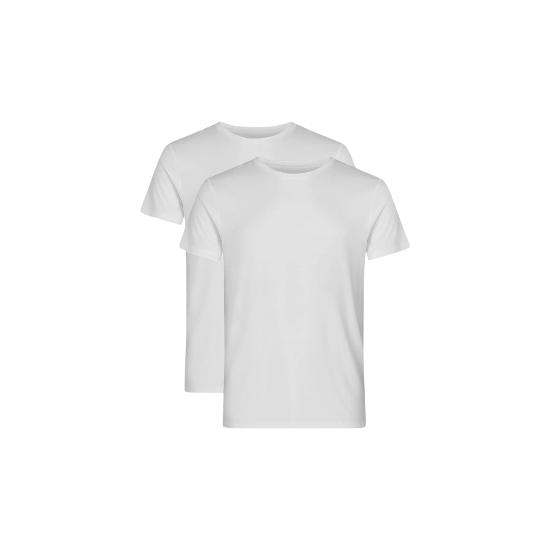 Bamboo 2-pack tee - white