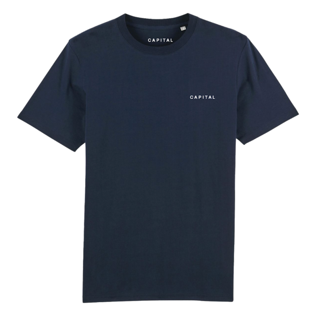 Capital Logo Tee - Navy