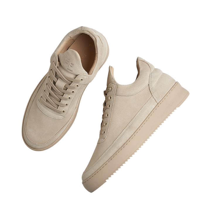 Low Top Suede - All Beige