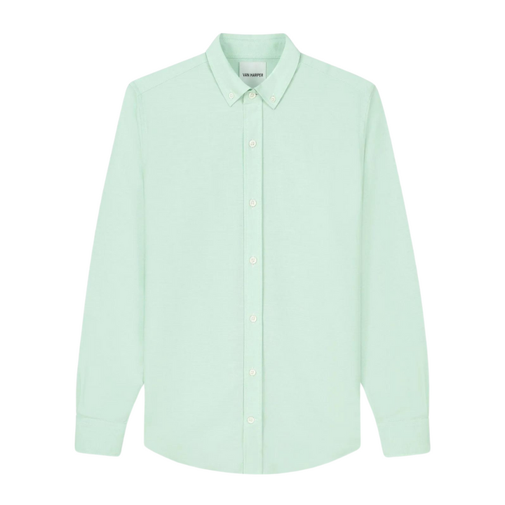 Organic Cotton Oxford Shirt - Light Green