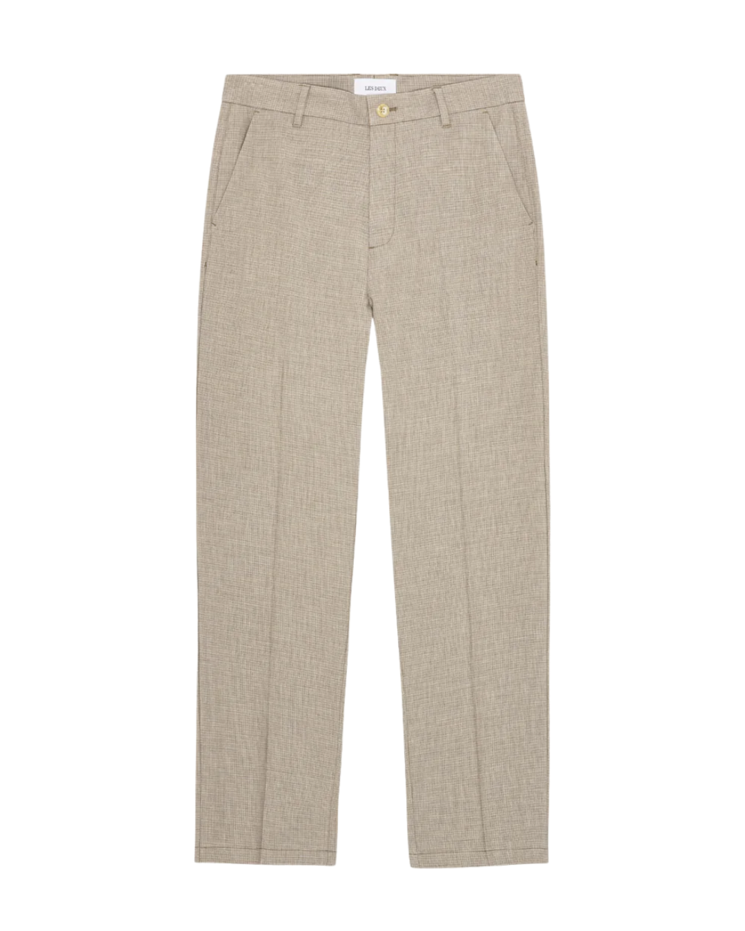 Mini Check Slack Pants - Bungee Cord Brown