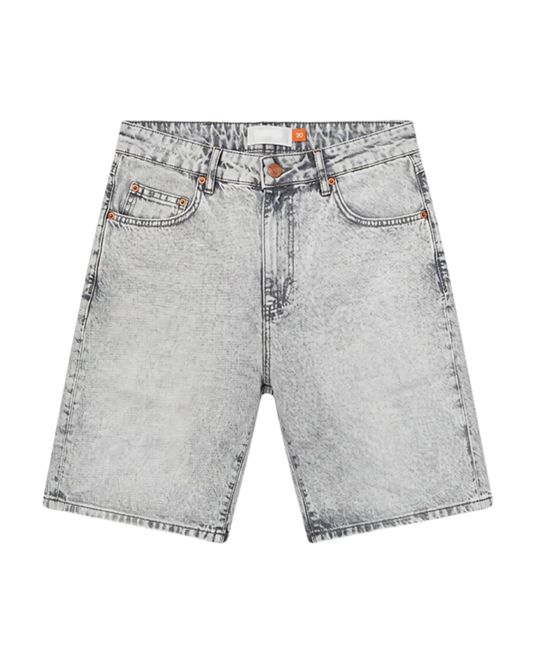Croyez CD2 Washed Denim Shorts | Light Grey