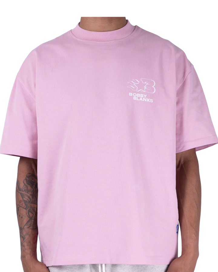 Oxford T-Shirt - Pink/White