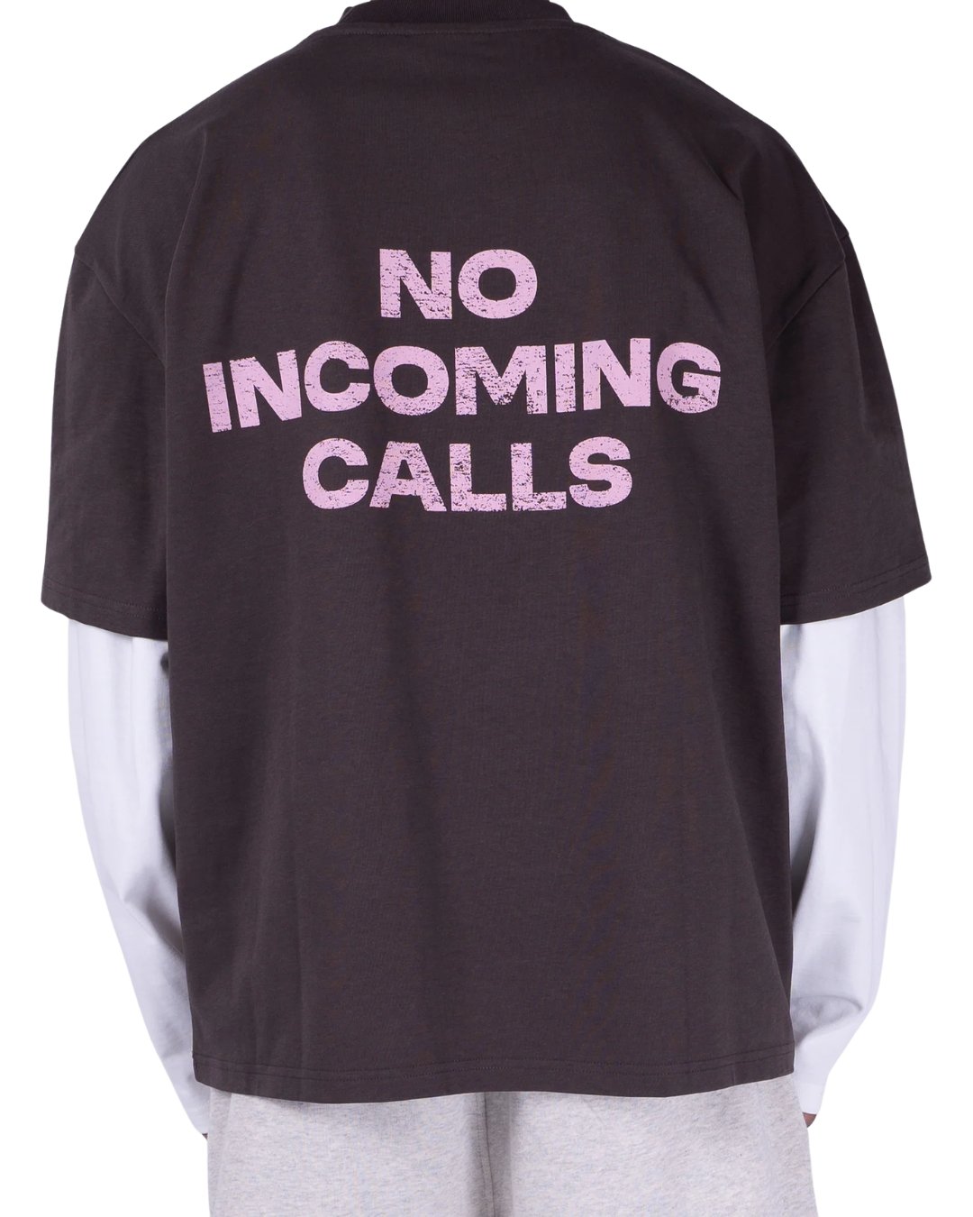 Voicemail Longsleeve - Brown/Off White