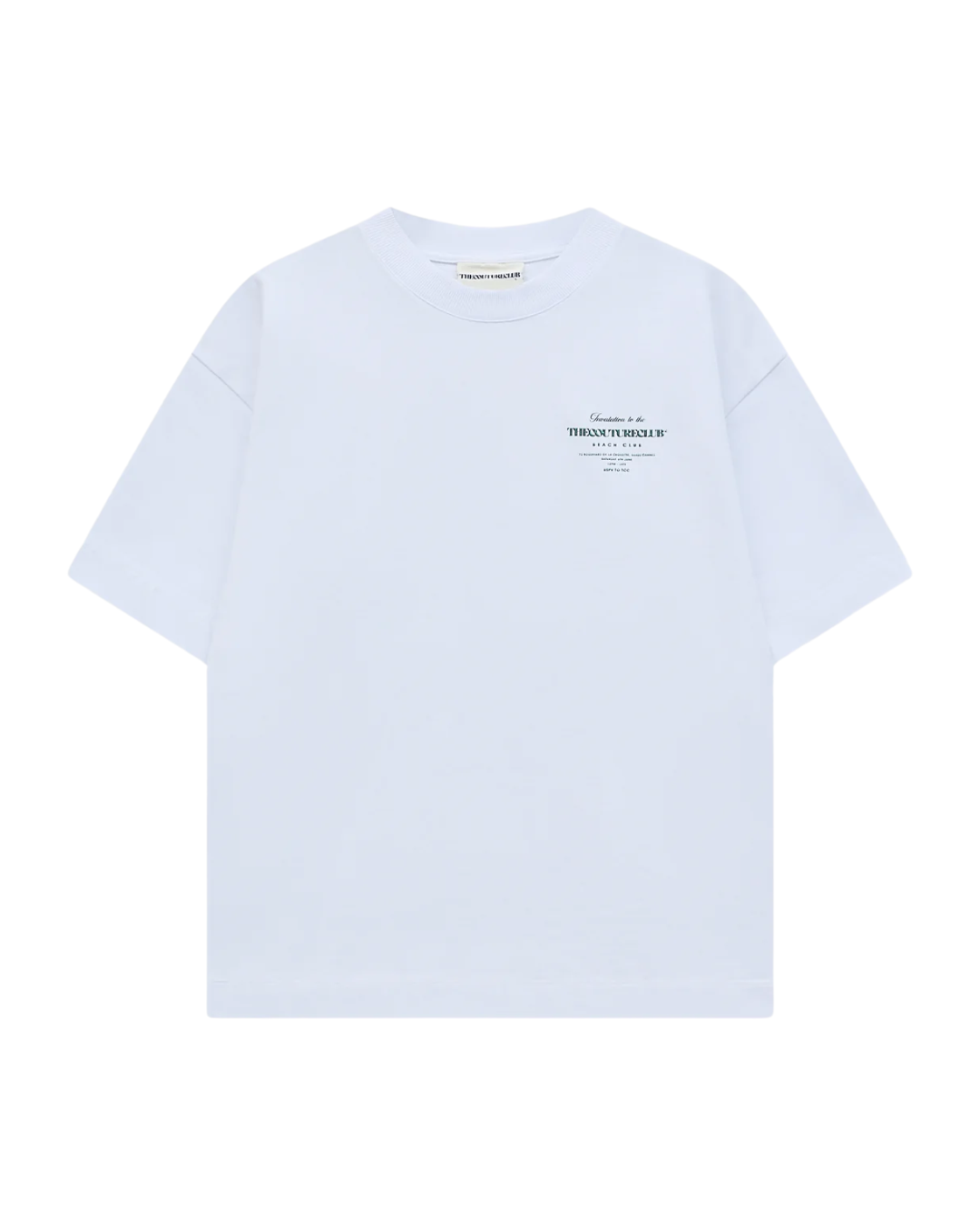 Beach Club Graphic T-Shirt - White/Green