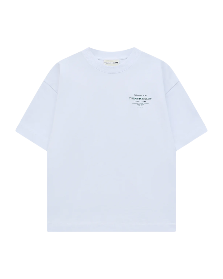 Beach Club Graphic T-Shirt - White/Green