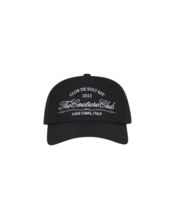 Lake Como Cap - Black