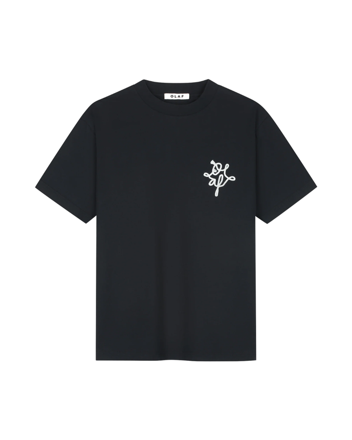 Lasso Monogram Tee - Black