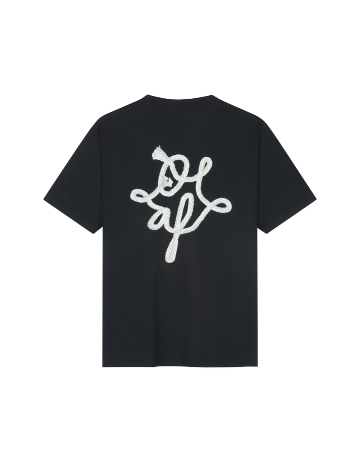Lasso Monogram Tee - Black