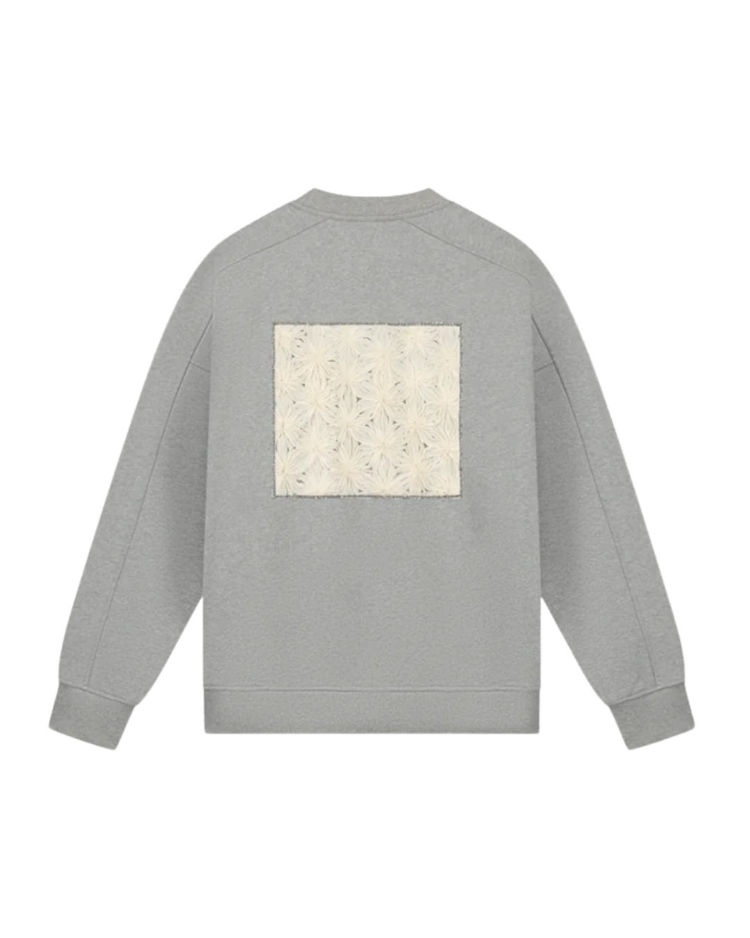 Theo Sweat Shirt Brushed Fleece- Heather Grey