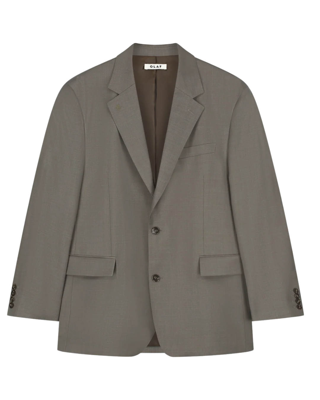 Wool Blazer - Chocolate Chip