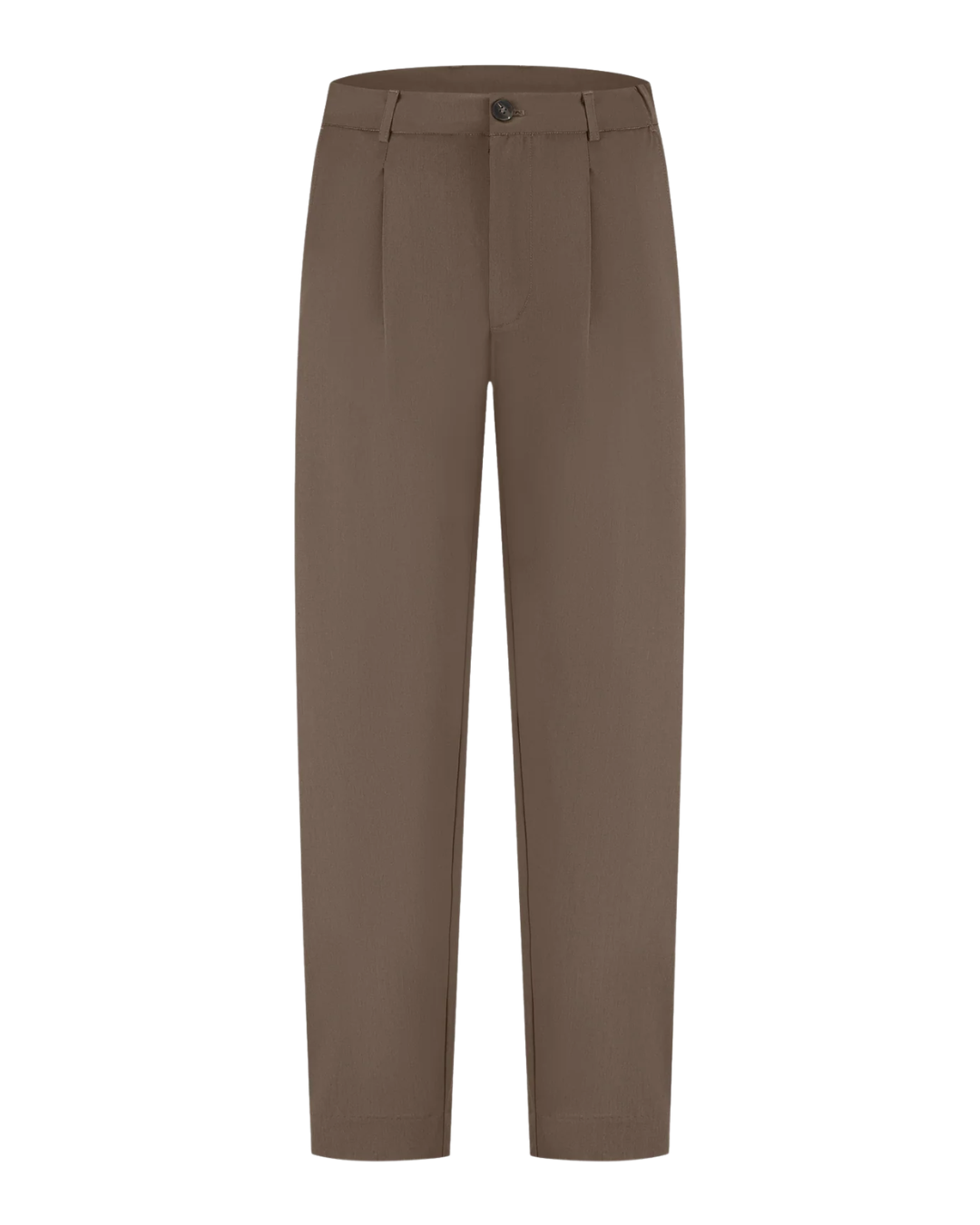 Wool Blend Trousers - Caramel Syrup