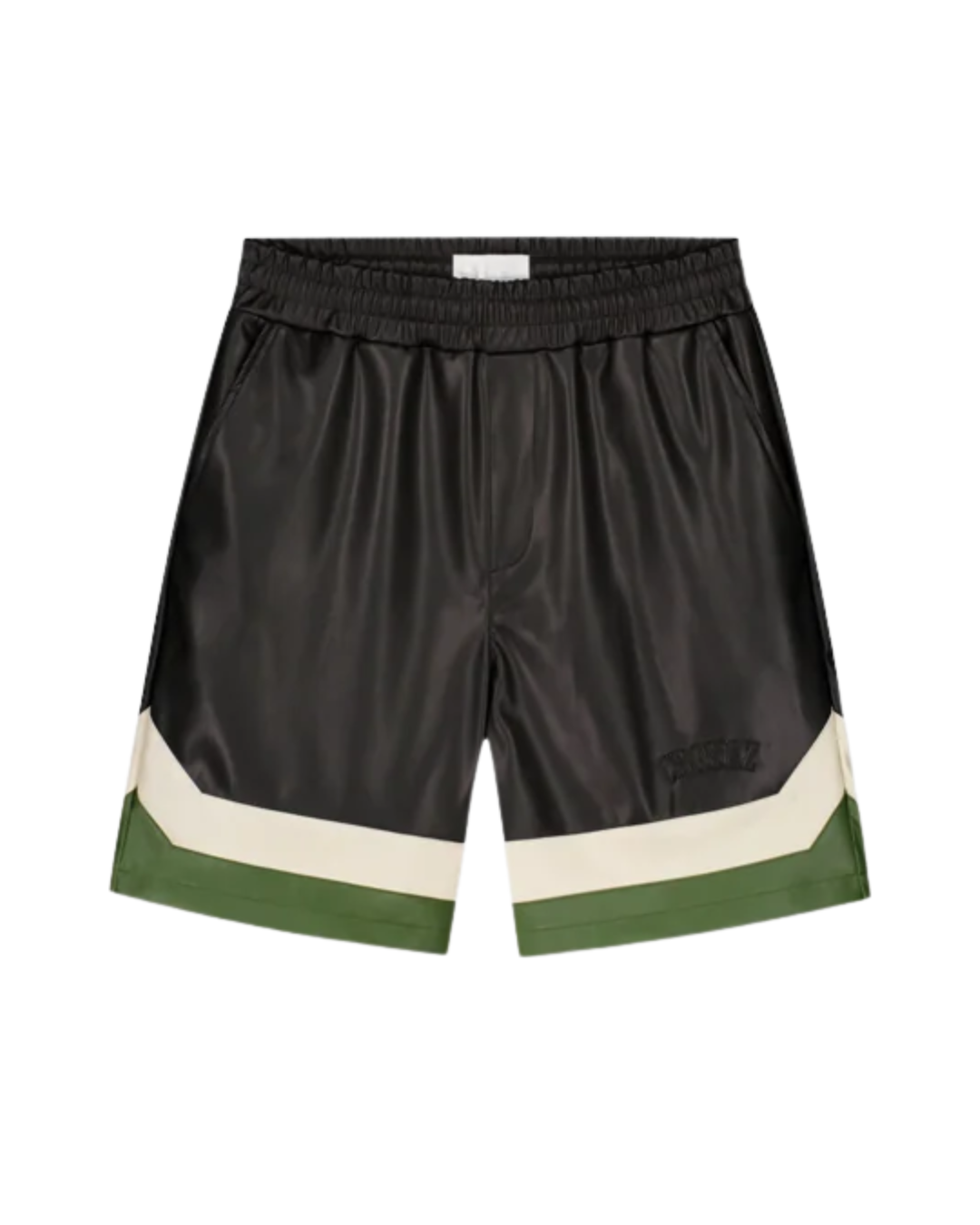 Logo Leather Short - Black