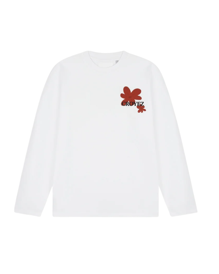 Croyez Botanique Longsleeve T-Shirt - White