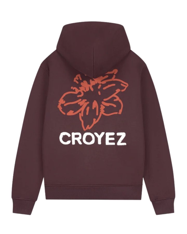 Croyez Gardener Zip Hoodie - Raisin Red