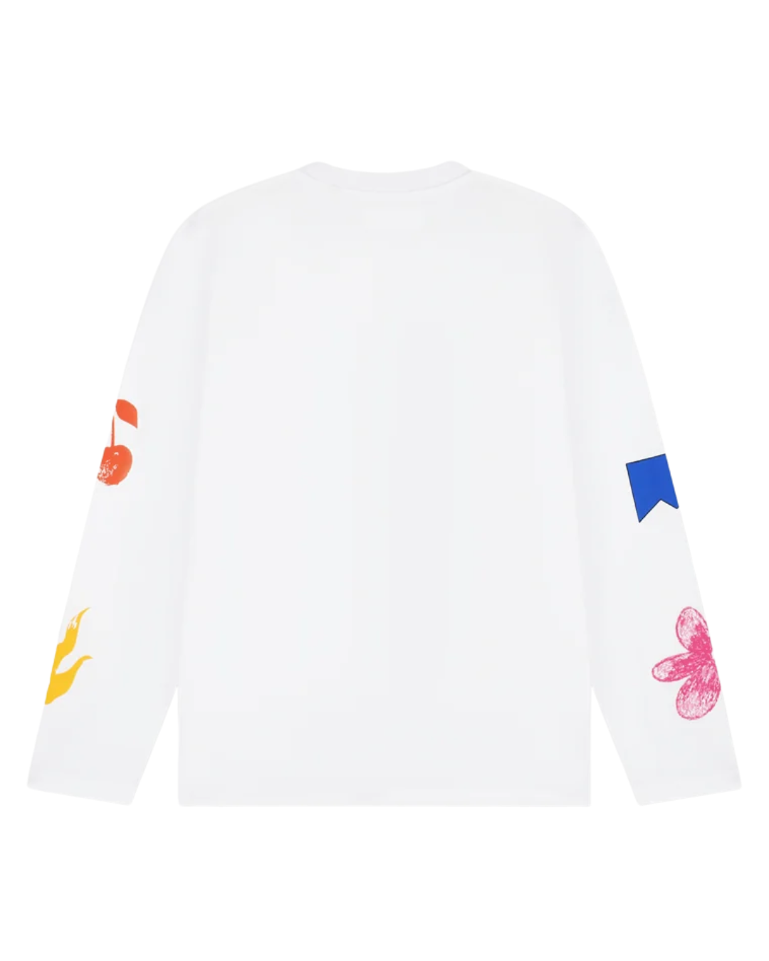 Croyez Sketched Longsleeve T-Shirt - White