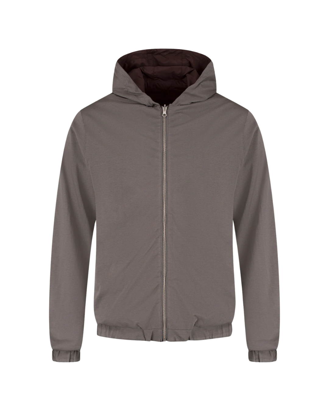 Hooded Reversible Bomber - Burgundy