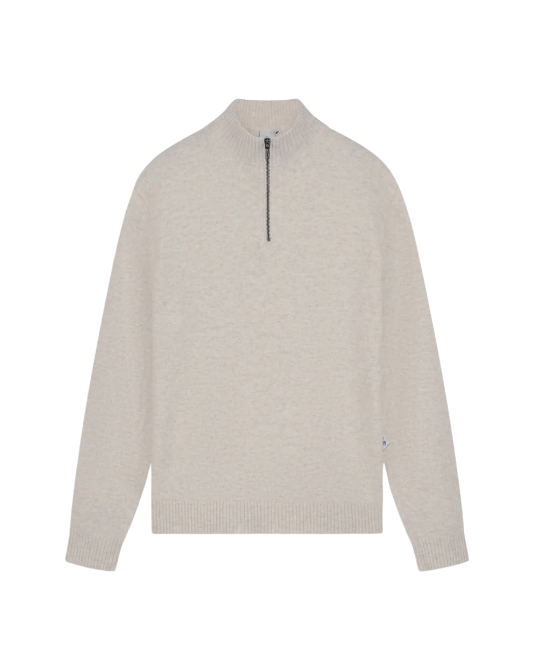 Law of the Sea Lamar Knitted Half Zip - Coconut Milk
