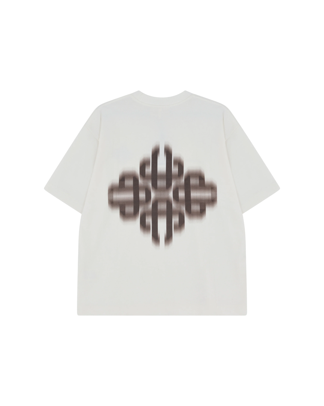 Motion Blurred Emblem T-Shirt - Off White