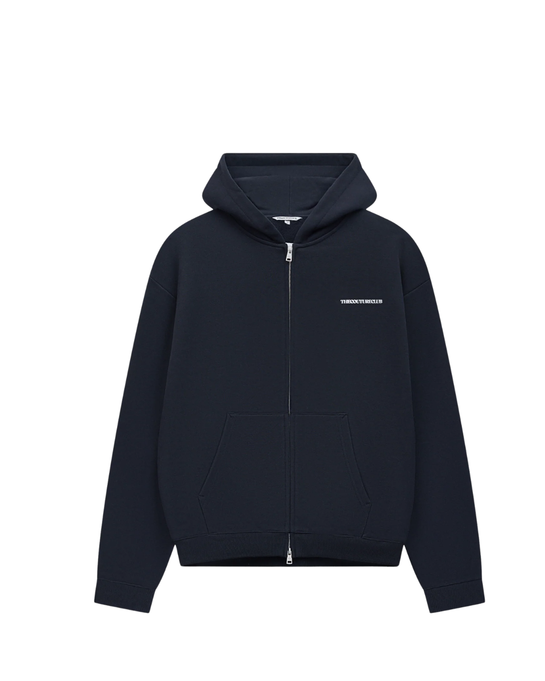Copyright Zip Through Hoodie - Black