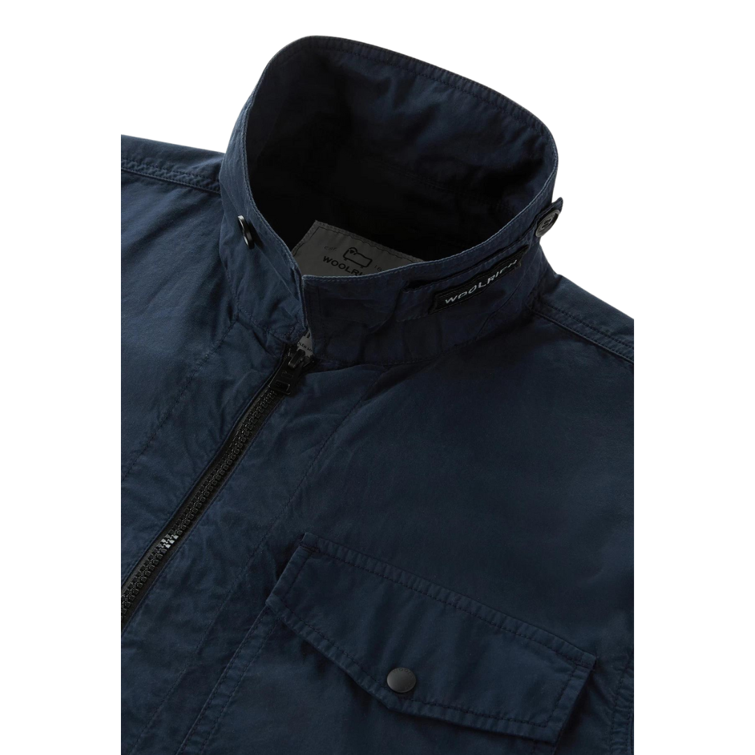 Garbadine Overshirt - Melton Blue