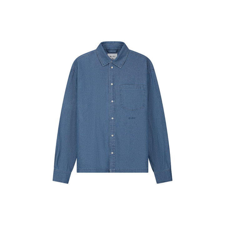 Denim LS Shirt - Mid Blue