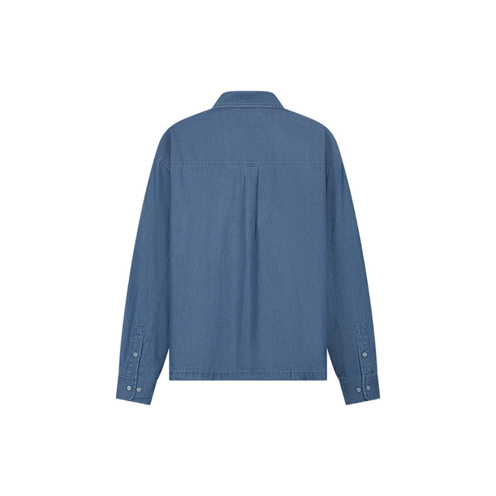 Denim LS Shirt - Mid Blue