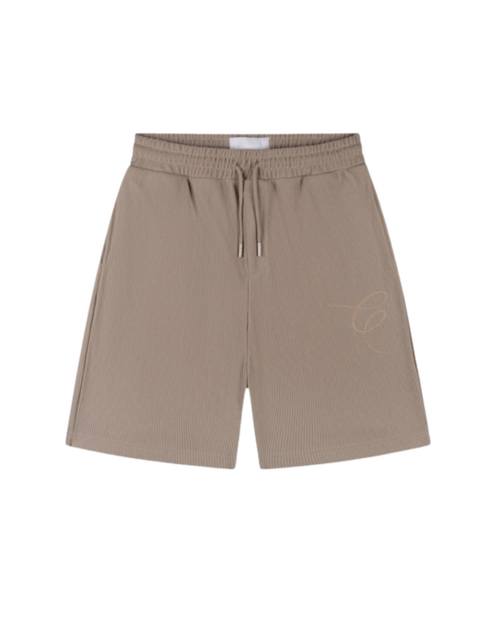 Ribbed Shorts - Sand