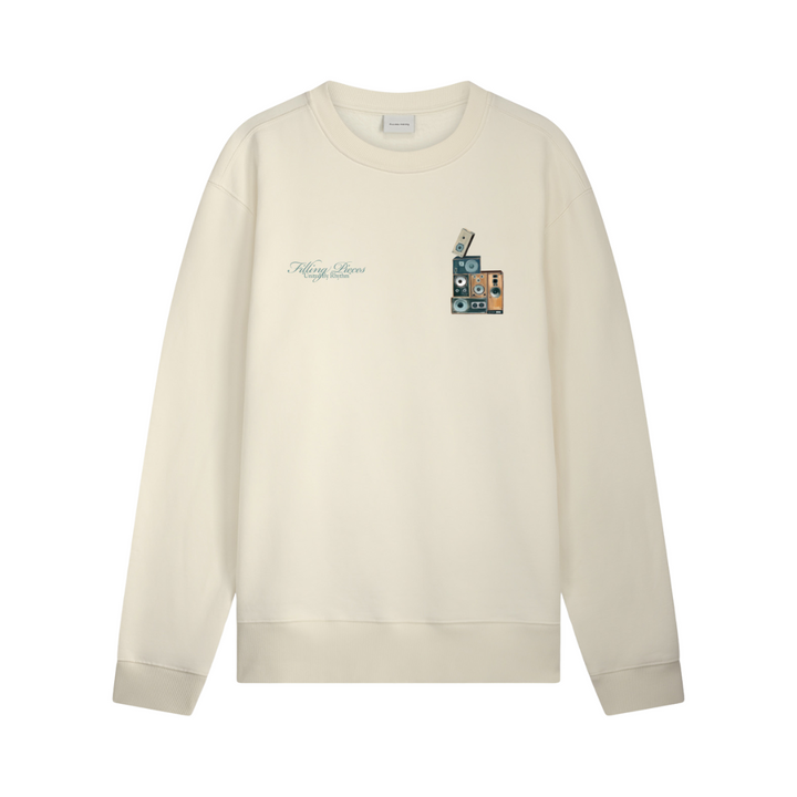 Speaker Wall Sweatshirt - Antique White