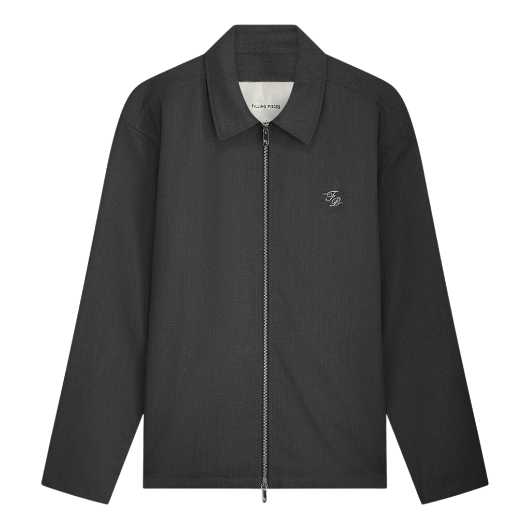 Coach Jacket Twill Wool - Grey