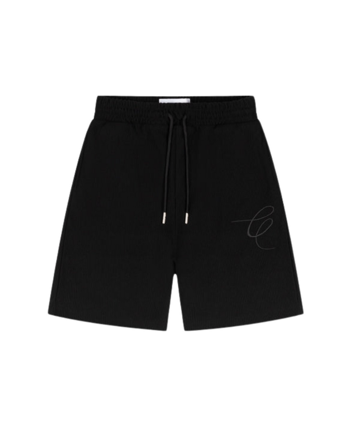 Ribbed Shorts - Black