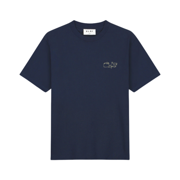 Skyline Logo Tee - Navy