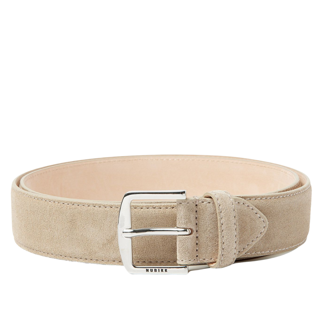 James Belt - Taupe suede