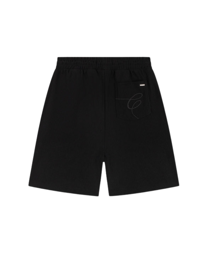 Ribbed Shorts - Black