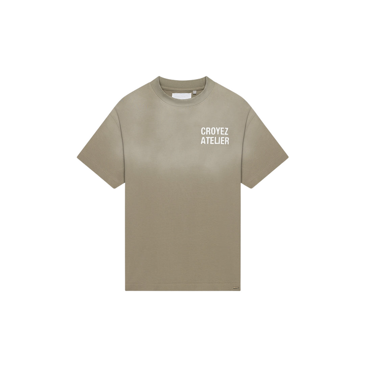 Sprayed Atelier T-Shirt - Dusty Olive