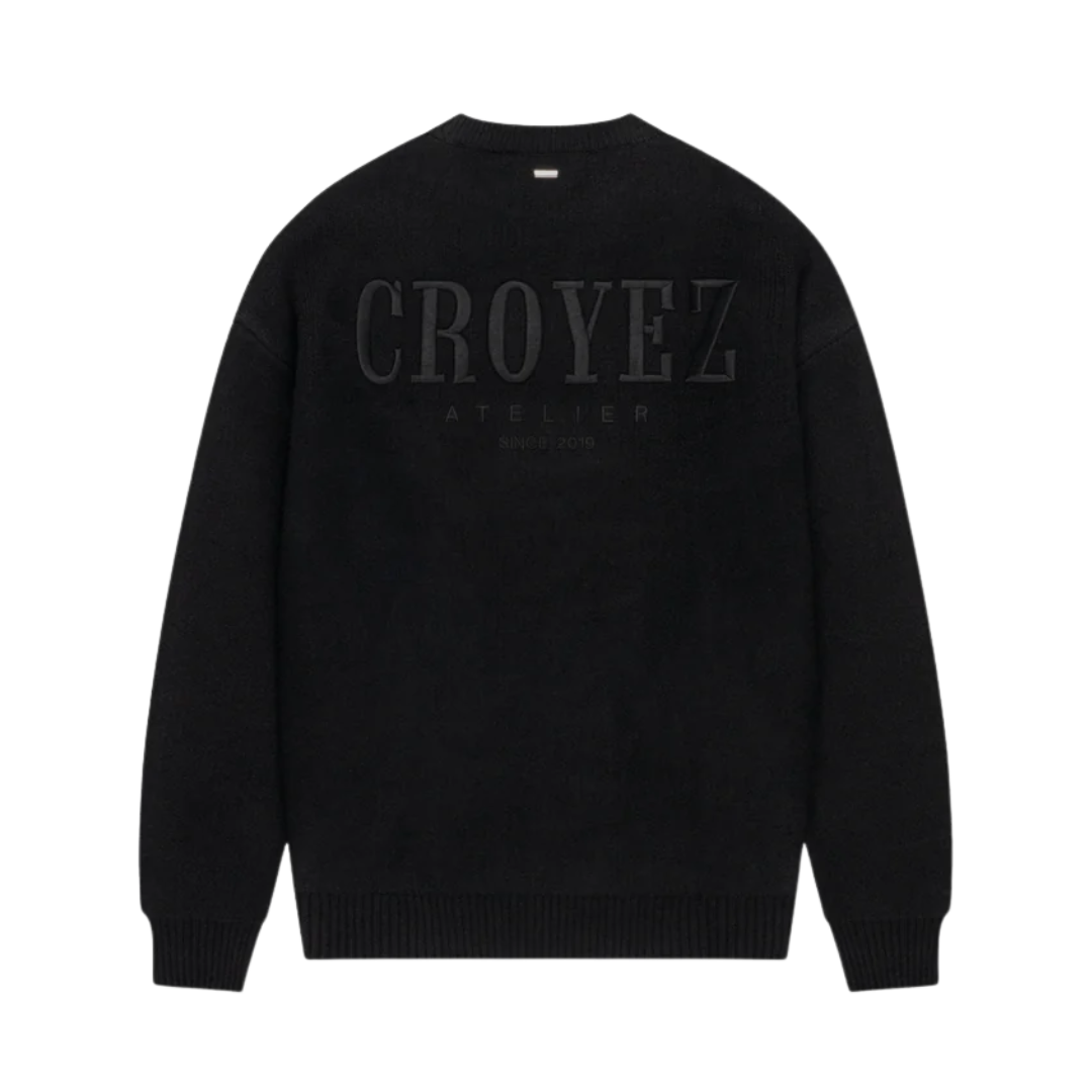 Gallery Knit Sweater - Black