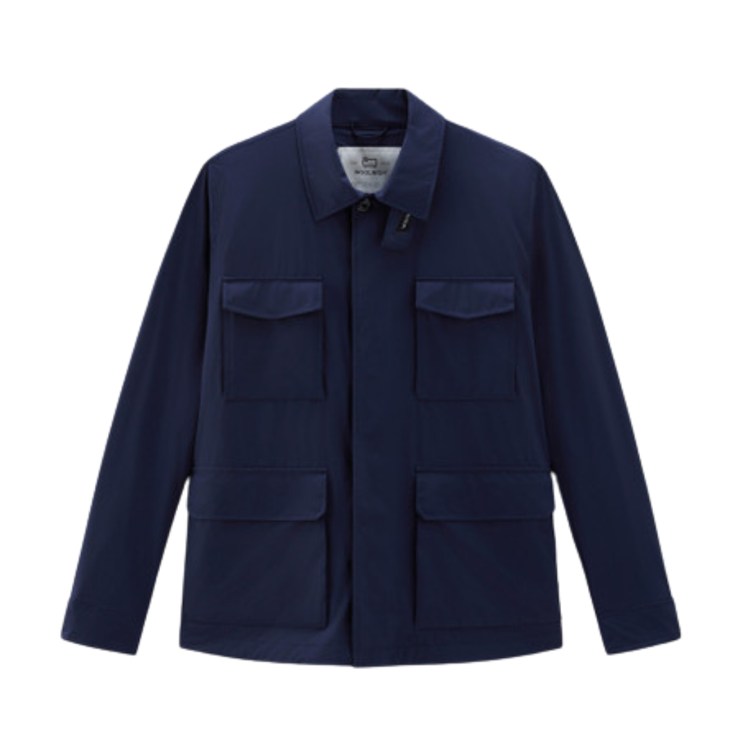 Matt Stretch Field Jacket - Martime Blue