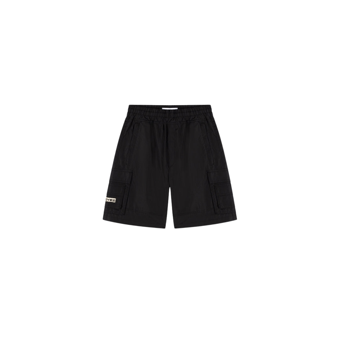 Parachute Ripstop Shorts - Black