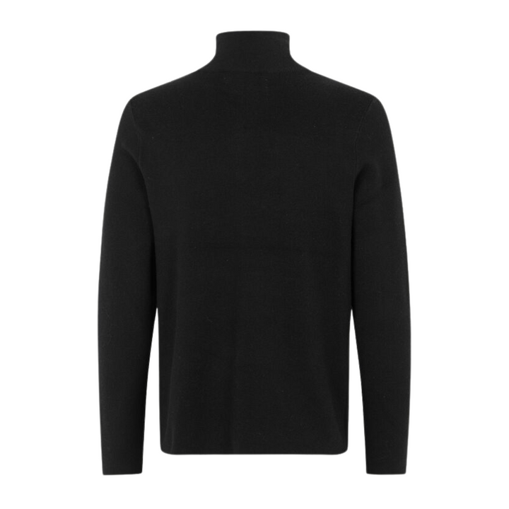 Gunan Turtle Neck Zip - Black