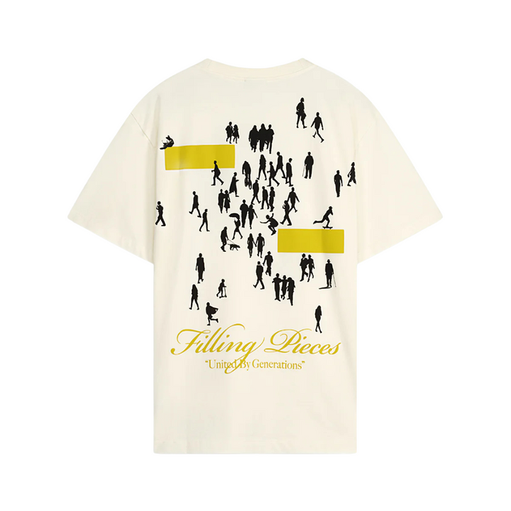 T-Shirt United by Generations - Antique White